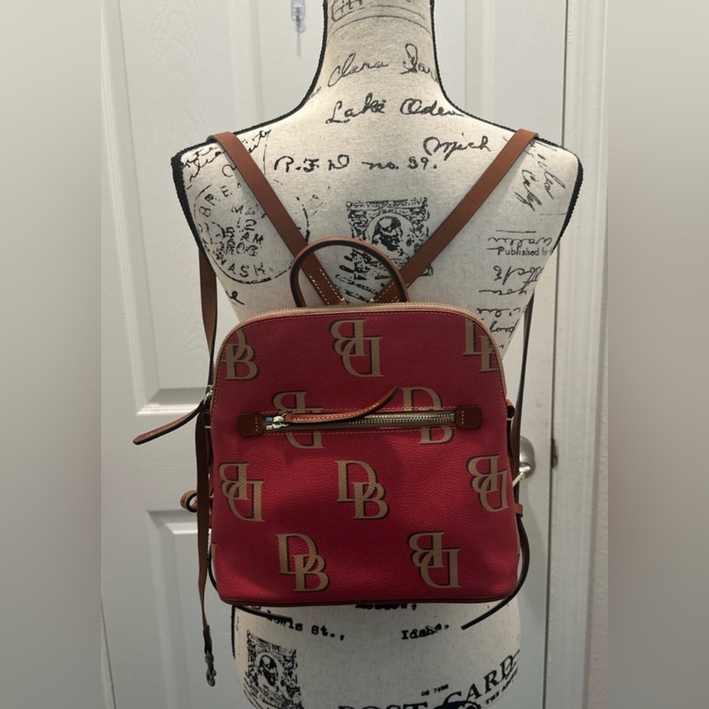 Dooney & Bourke Monogram Leather Backpack